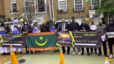 احتجاجات موريتانية تندد في العاصمة الأمريكية واشنطن باتفاقية الهجرة.