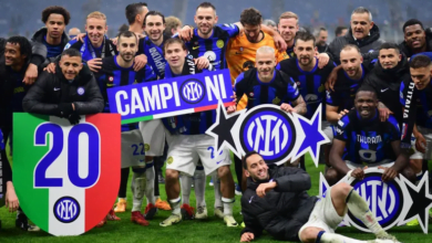 إنتر ميلان يتوج بلقب الدوري الإيطالي للمرة الـ20 في تاريخه