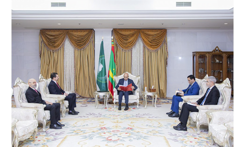 غزواني يتسلم دعوة للمشاركة في قمة العشرين المقبلة