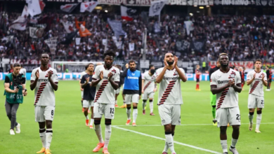 ليفركوزن يحقق رقما قياسيا بخماسية بمرمى فرانكفورت