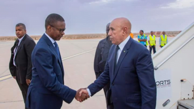 غزواني يعود إلى نواكشوط بعد زيارة دامت ساعات لولاية لعصابة