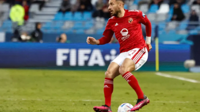 التونسي على معلول يغيب عن الأهلي المصري حتى نهاية الموسم بسبب الإصابة