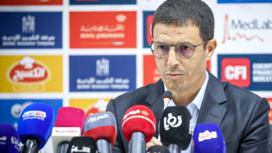 المغربي سلامي مدرب الأردن: بلوغ مونديال 2026 حُلم للنشامى