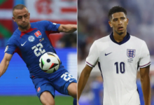 موعد مباراة إنجلترا ضد سلوفاكيا بثمن نهائي يورو 2024 والقنوات الناقلة