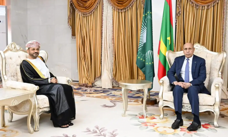 الرئيس الموريتاني يلتقي وزير الخارجية العماني
